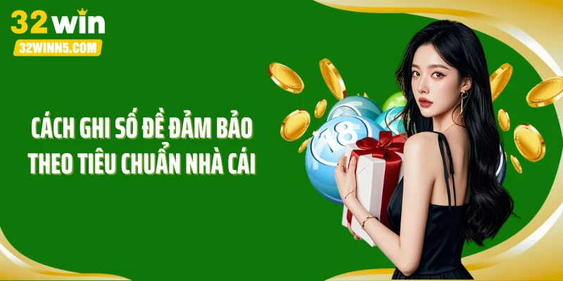 Cách ghi số đề đảm bảo theo tiêu chuẩn nhà cái